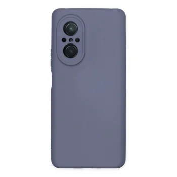 Mey İthalat®  Huawei Nova 9 SE Kılıf Nano içi Kadife Silikon - Gri