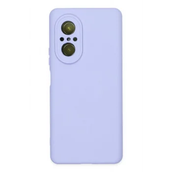Mey İthalat®  Huawei Nova 9 SE Kılıf Nano içi Kadife Silikon - Lila