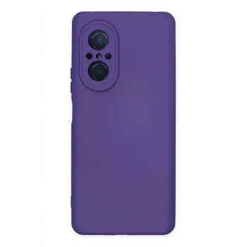 Mey İthalat®  Huawei Nova 9 SE Kılıf Nano içi Kadife Silikon - Mor