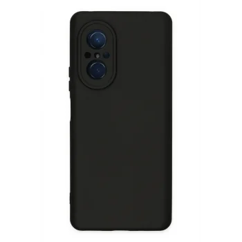 Mey İthalat®  Huawei Nova 9 SE Kılıf Nano içi Kadife Silikon - Siyah