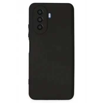 Mey İthalat®  Huawei Nova Y70 Kılıf First Silikon - Siyah