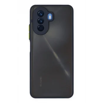 Mey İthalat®  Huawei Nova Y70 Kılıf Montreal Silikon Kapak - Lacivert
