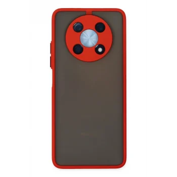 Mey İthalat®  Huawei Nova Y90 Kılıf Montreal Silikon Kapak - Kırmızı
