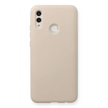 Mey İthalat®  Huawei P Smart 2019 Kılıf Nano içi Kadife Silikon - Pudra