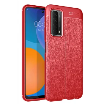 Mey İthalat®  Huawei P Smart 2021 Kılıf Auto Focus Kapak - Kırmızı