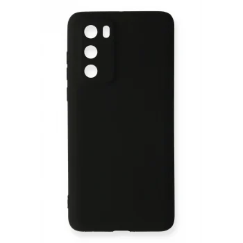 Mey İthalat®  Huawei P40 Kılıf First Silikon - Siyah