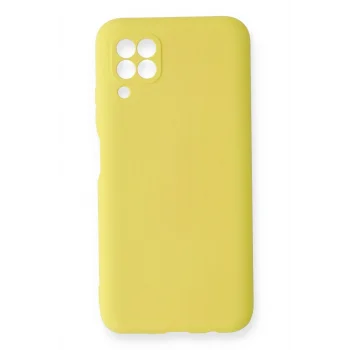 Mey İthalat®  Huawei P40 Lite Kılıf Nano içi Kadife Silikon - Sarı