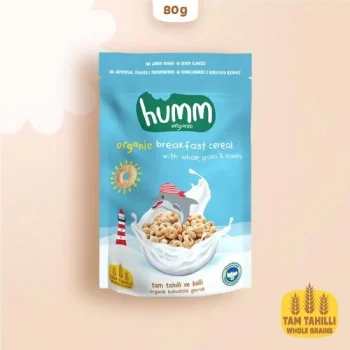 Mey İthalat® Humm Organik Tam Tahıllı ve Ballı Kahvaltılık Gevrek 80 Gr