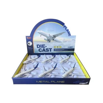 Mey İthalat® HW-180 2830 BLUE CB IŞIKLI SESLİ METAL YOLCU UÇAĞI