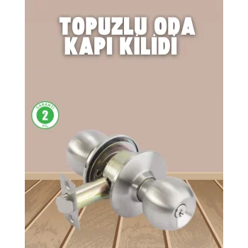 Mey İthalat® İç ve Dış Mekan Uyumlu Giriş Tipi Topuzlu Kilit