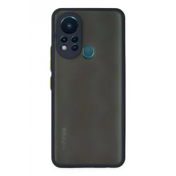 Mey İthalat®  İnfinix Hot 11s Kılıf Montreal Silikon Kapak - Lacivert