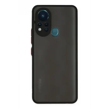 Mey İthalat®  İnfinix Hot 11s Kılıf Montreal Silikon Kapak - Siyah