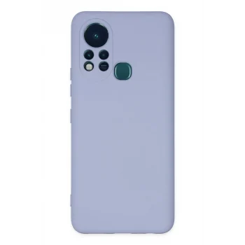 Mey İthalat®  İnfinix Hot 11s Kılıf Nano içi Kadife Silikon - Lila
