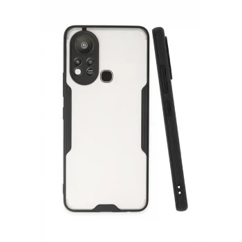 Mey İthalat®  İnfinix Hot 11s Kılıf Platin Silikon - Siyah