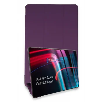 Mey İthalat®   iPad 10.2 (7.nesil) Kılıf Tablet Smart Kılıf - Mor