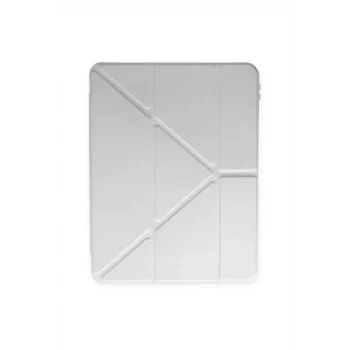 Mey İthalat®   iPad 2022 10.9 (10.nesil) Kılıf Kalemlikli Mars Tablet Kılıfı - Gri
