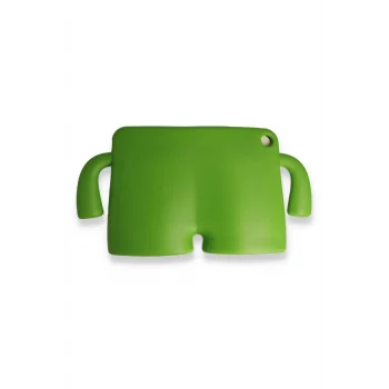 Mey İthalat®   iPad 2022 10.9 (10.nesil) Kılıf Karakter Tablet Silikon - Yeşil