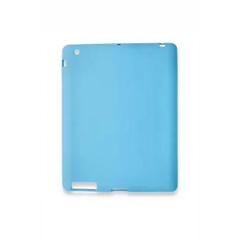 Mey İthalat®   iPad 4 9.7 Kılıf Evo Tablet Silikon - Mavi