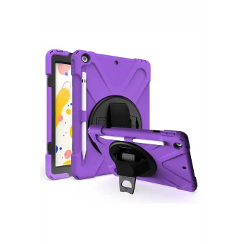 Mey İthalat®   iPad 5 Air 9.7 Kılıf Amazing Tablet Kapak - Mor