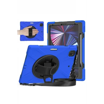 Mey İthalat®   iPad Pro 12.9 (2020) Kılıf Amazing Tablet Kapak - Mavi