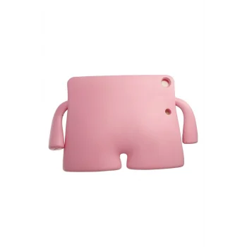 Mey İthalat®   iPad Pro 13 (2024) Karakter Tablet Silikon - Açık Pembe