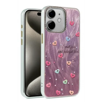 Mey İthalat®   iPhone 11 Kılıf Blade Aynalı Desenli Kapak - Desen 8
