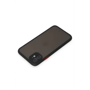 Mey İthalat®   iPhone 11 Kılıf Montreal Silikon Kapak - Siyah