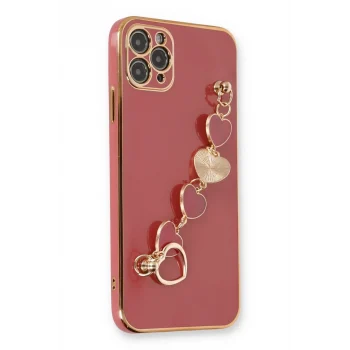 Mey İthalat®   iPhone 11 Pro Kılıf Esila Silikon - Kırmızı