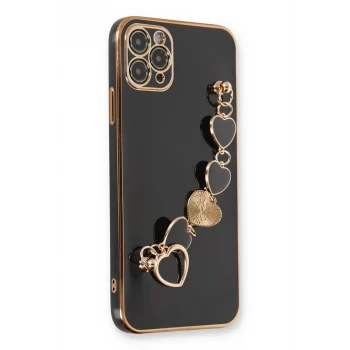 Mey İthalat®   iPhone 11 Pro Kılıf Esila Silikon - Siyah