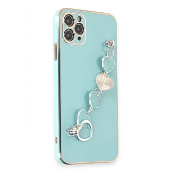 Mey İthalat®   iPhone 11 Pro Kılıf Esila Silikon - Su Yeşili
