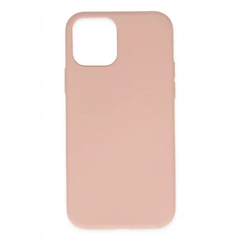 Mey İthalat®   iPhone 11 Pro Kılıf Nano içi Kadife Silikon - Pudra