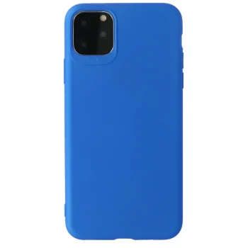 Mey İthalat®   iPhone 11 Pro Max Kılıf First Silikon - Mavi