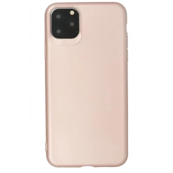 Mey İthalat®   iPhone 11 Pro Max Kılıf First Silikon - Rose Gold
