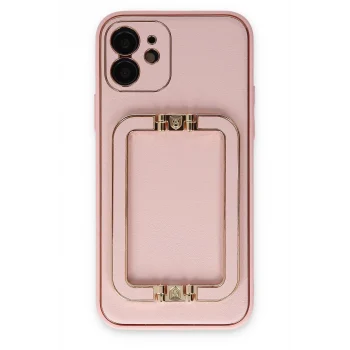 Mey İthalat®   iPhone 12 Kılıf Coco Elit Kapak - Pembe