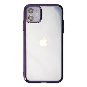 Mey İthalat®   iPhone 12 Kılıf Element Silikon - Mor