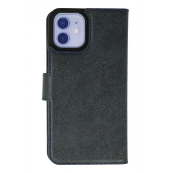 Mey İthalat®   iPhone 12 Kılıf Trend S Plus Kapaklı Kılıf - Lacivert
