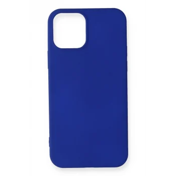 Mey İthalat®   iPhone 12 Mini Kılıf First Silikon - Lacivert
