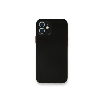 Mey İthalat®   iPhone 12 Mini Kılıf PP Ultra İnce Kapak - Siyah