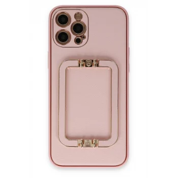 Mey İthalat®   iPhone 12 Pro Kılıf Coco Elit Kapak - Pembe