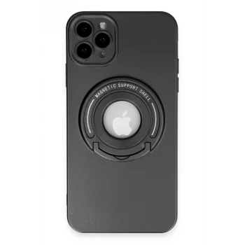 Mey İthalat®   iPhone 12 Pro Kılıf Lukka Magneticsafe Kapak - Siyah