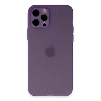 Mey İthalat®   iPhone 12 Pro Kılıf Puma Silikon - Koyu Mor