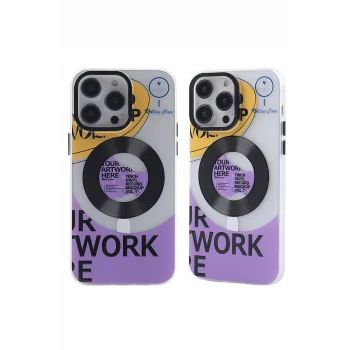 Mey İthalat®   iPhone 13 Pro Kılıf Apollo Magneticsafe Desenli Kapak - Apollo Şeffaf - 6