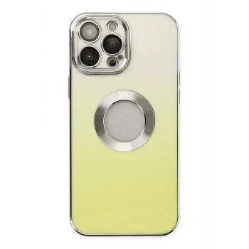 Mey İthalat®   iPhone 13 Pro Max Kılıf Best Silikon - Sarı