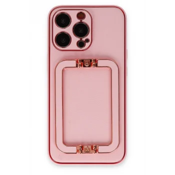 Mey İthalat®   iPhone 13 Pro Max Kılıf Coco Elit Kapak - Pembe