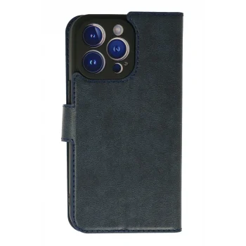 Mey İthalat®   iPhone 13 Pro Max Kılıf Trend S Plus Kapaklı Kılıf - Lacivert