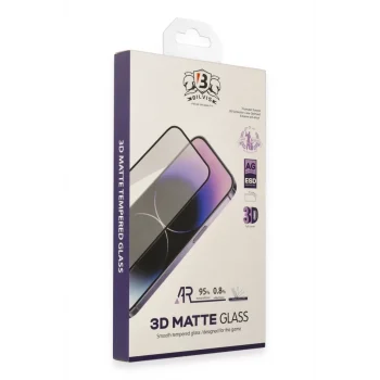 Mey İthalat®   iPhone 14 Bilvis 3D Mat Cam Ekran Koruyucu