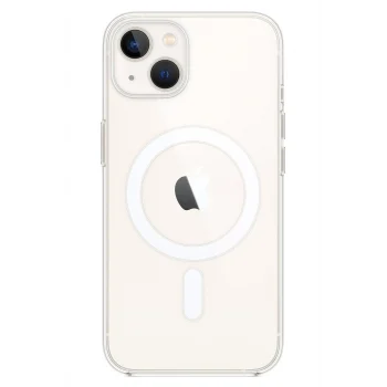 Mey İthalat®   iPhone 14 Kılıf Magneticsafe Şeffaf Silikon - Şeffaf
