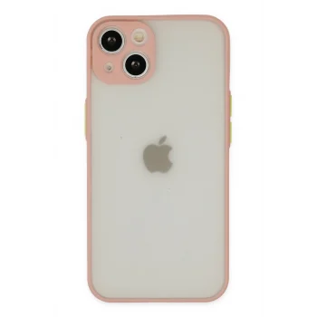 Mey İthalat®   iPhone 14 Kılıf Montreal Silikon Kapak - Pembe