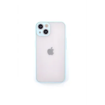 Mey İthalat®   iPhone 14 Kılıf Montreal Silikon Kapak - Turkuaz