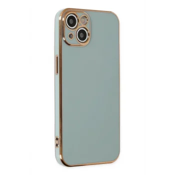 Mey İthalat®   iPhone 14 Kılıf Volet Silikon - Açık Yeşil